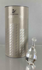 Swarovski Silver Crystal Lute Figurine with Box