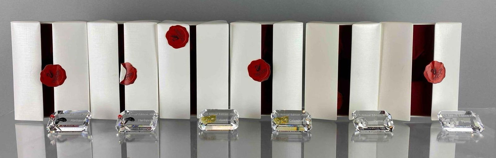 Group of 6 Swarovski Crystal Annual Edition Commemorative Keepsake Figurines with Box (1 of 4)