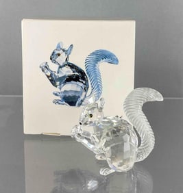 Swarovski Crystal Squirrel Figurine with Box