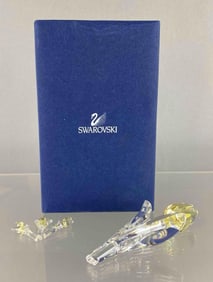 Swarovski Crystal Yellow Tulips Figurine with Box