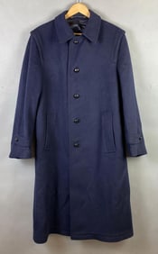 Lodenfrey Dark Blue Mens Wool Coat