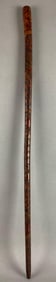 Antique Carved Wood Matador and Bull Cane