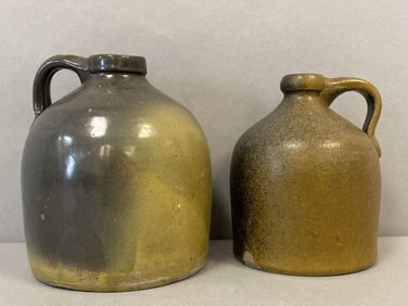 Group of 2 Salt Glaze Stoneware Jugs