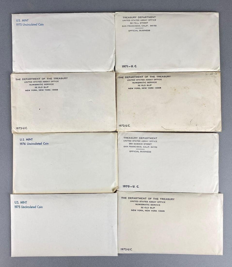 Group of 8 US Mint Coin Proof Sets (1 of 3)