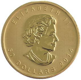 2014 Canada 1 oz .9999 Fine Gold Maple Leaf