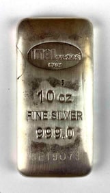 Italpreziosi 10 Oz .999 Fine Silver Ingot/ Bar