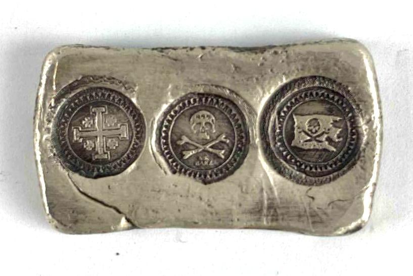 MK Barz Treasure Bar 1 Troy Oz .999 Fine Silver Ingot / Bar (1 of 2)