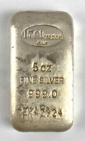 Italpreziosi 5 oz. 999 Fine Silver Ingot / Bar