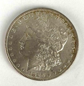 1886 US Morgan Silver Dollar