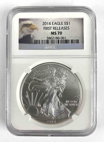 2006 NGC MS69 First Releases American Silver Eagle 1oz .999 Fine Silver