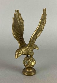 Antique Brass Eagle Finial