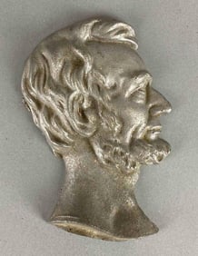 Vintage Cast Aluminum Abe Lincoln Head