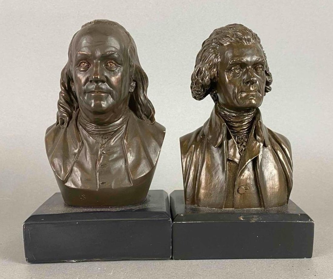 Design Masters Resin Busts of Ben Franklin and Thomas Jefferson (1 of 5)