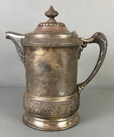 Antique Wilcox Quadruple Silverplate Water Pitcher