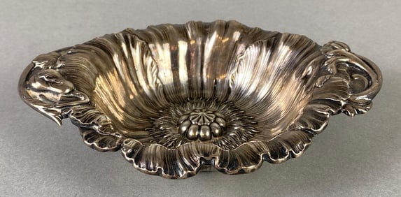 Antique Reed and Barton Sterling Silver Poppy Nut Dish
