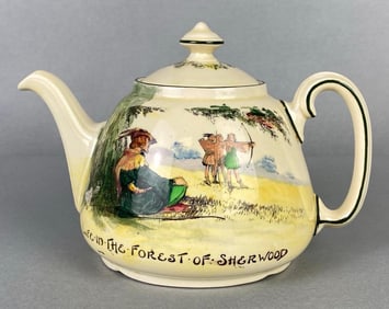 Royal Doulton Under The Greenwood Tree Porcelain Teapot