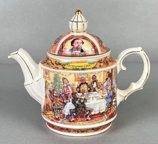 Sadler Charles Dickens A Christmas Carol Porcelain Teapot