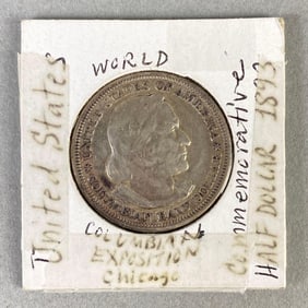 1893 US World Columbian Exposition Half Dollar