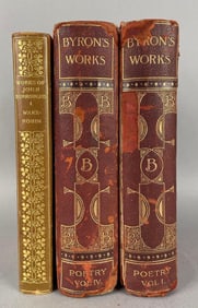 Group of 3 Antique Books of Poetry