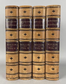 1866 4 Volume Ancient History Hardcover Books