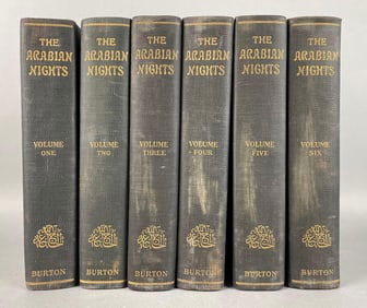 Vintage 6 Volume The Arabian Nights Hardcover Books