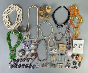 Group of Costume Jewelry and More