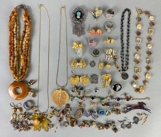 Group of Costume Jewelry and More