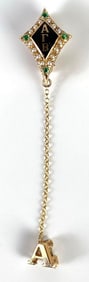 10K Gold Chapter Sorority/Fraternity Pin