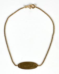 14K Gold Link Bracelet