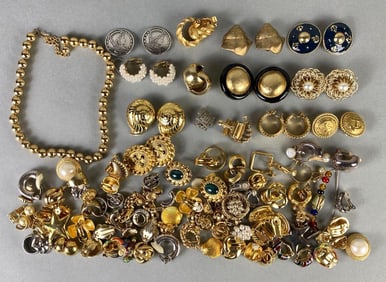 Group of Costume Jewelry Earrings and More