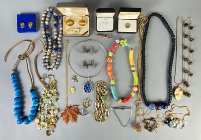 Group of Costume Jewelry and More