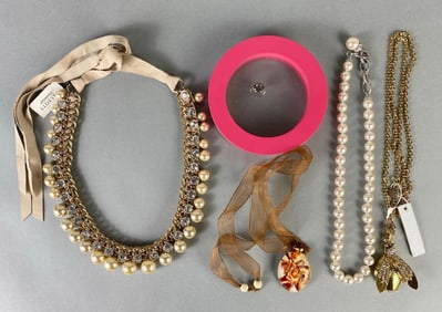 Group of Costume Jewelry Necklaces and More