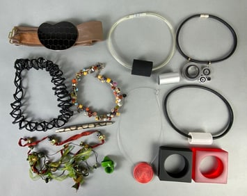 Group of Art Jewelry Items