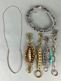 Group of Costume Jewelry Necklaces and Bracelets
