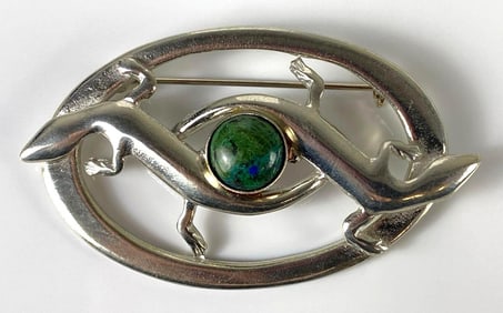 Lovell Designs Ken Kantro Sterling Silver Gecko Brooch