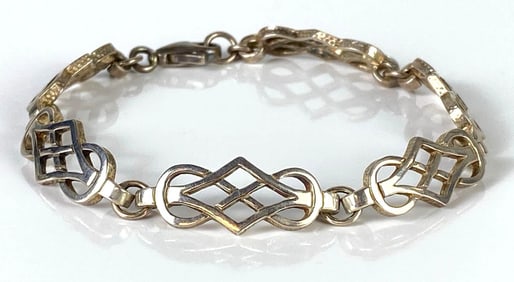 Sterling Silver Celtic Style Bracelet