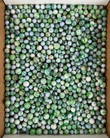 Group of 530+ Peltier Glass Co. Ottawa IL Marbles