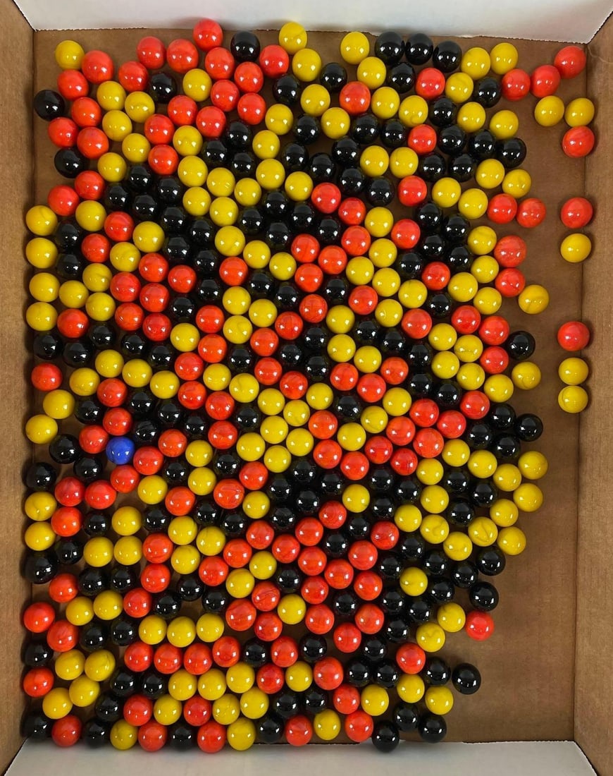 Group of 420+ Peltier Glass Co. Ottawa IL Marbles (1 of 3)