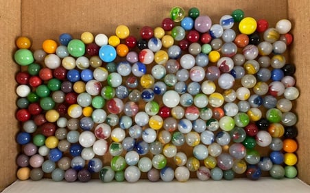 Group of 220+ Peltier Glass Co. Ottawa IL Marbles