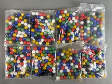 Group of 480 Peltier Glass Co. Ottawa IL Marbles