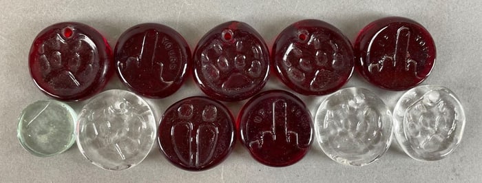 Group of Peltier Glass Co. Ottawa IL Pressed Glass Items