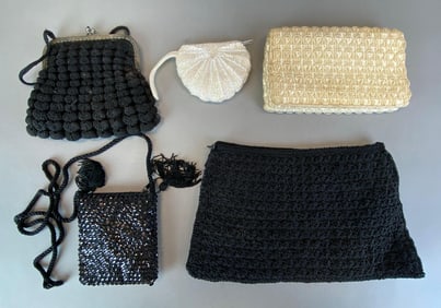 Group of Antique Clutches and Purses