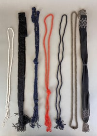 Group of 7 Beaded Purse Carrying Straps
