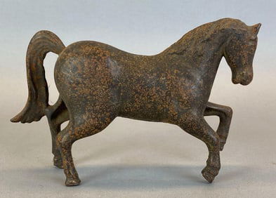 Cast Iron Horse Coin Bank