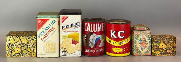 Group of Advertising Tins and More