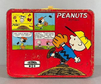 1965 Thermos Peanuts Metal Lunchbox