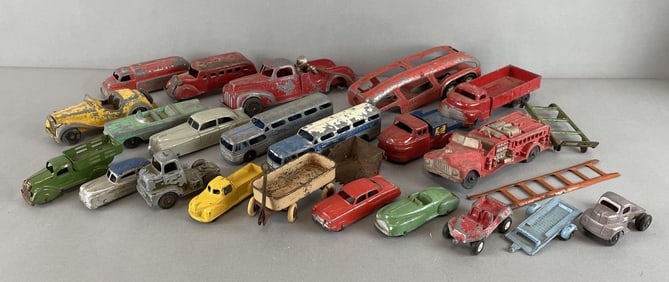 Group of Assorted Vintage Die-Cast Vehicles
