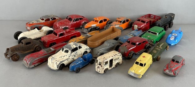 Group of Assorted Vintage Die-Cast Vehicles