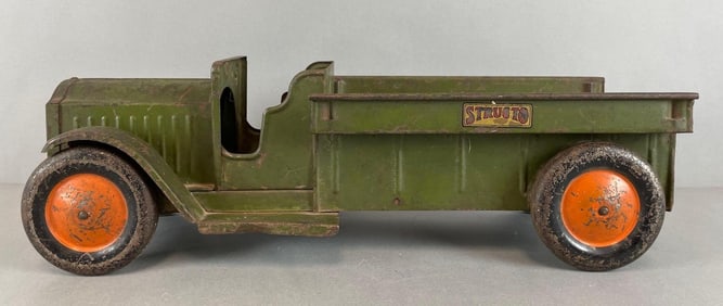 Vintage Structo Packard Pressed Steel Army Truck