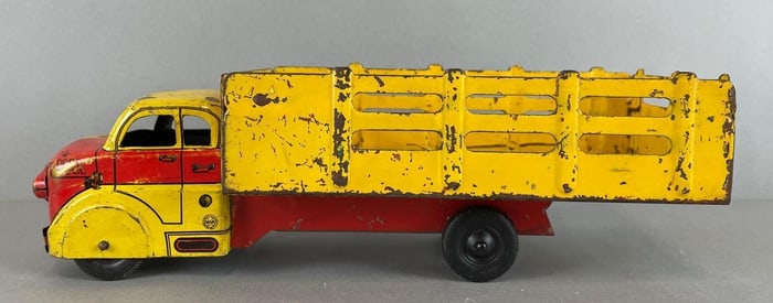 Vintage Marx Pressed Steel Dodge Stake Truck